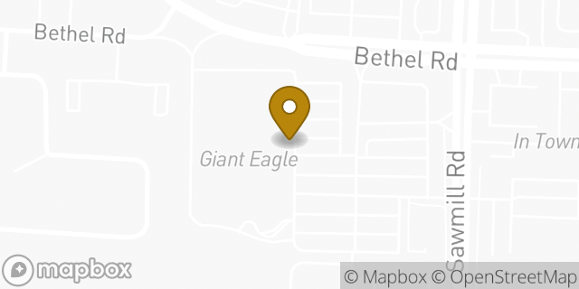 Map showing the location of Giant Eagle in Columbus, OH 43220