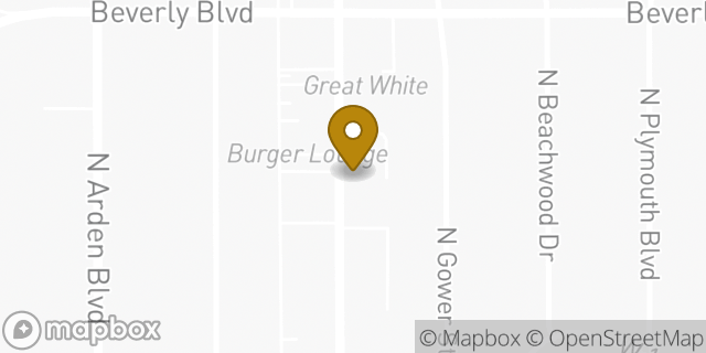 Map showing the location of Starbucks in Los Angeles, CA 90004