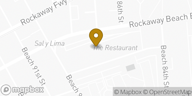Map showing the location of Dunkin' in Far Rockaway, NY 11693