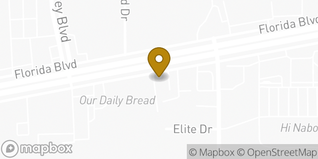 Map showing the location of Subway in Baton Rouge, LA 70815