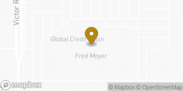 Map showing the location of Fred Meyer in Anchorage, AK 99515