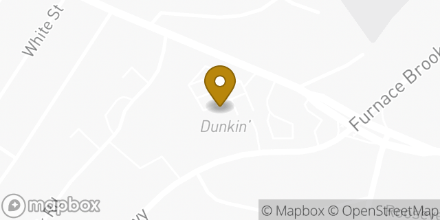 Map showing the location of Dunkin' in Quincy, MA 02169