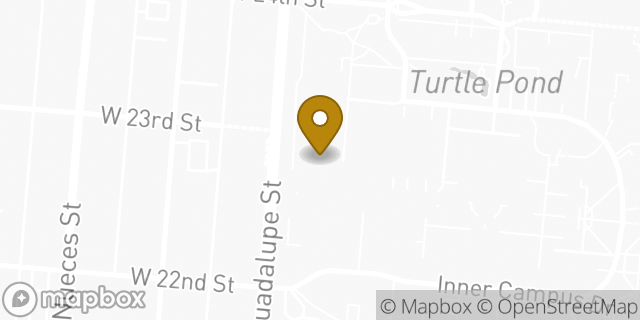 Map showing the location of Amazon Locker - Crockett in Austin, TX 78712