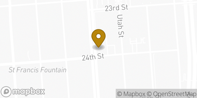 Map showing the location of Walgreens in San Francisco, CA 94110