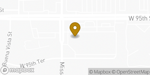 Map showing the location of CVS Pharmacy in Overland Park, KS 66206
