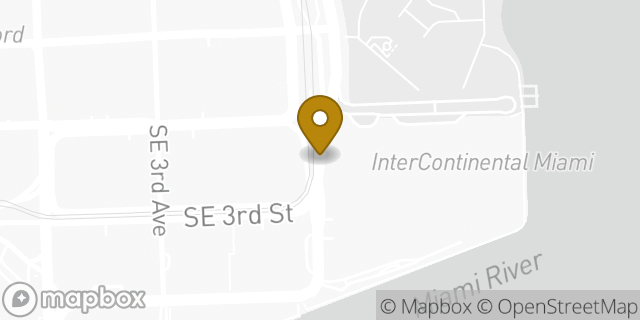 Map showing the location of Citi Private Bank in Miami, FL