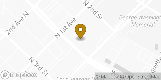 Map showing the location of Whole Foods Market in Minneapolis, MN 55401