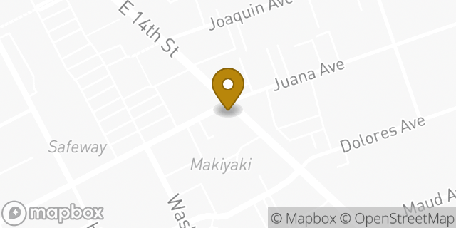 Map showing the location of Chipotle Mexican Grill in San Leandro, CA 94577