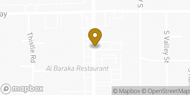 Map showing the location of Penske Truck Rental in Anaheim, CA 92804