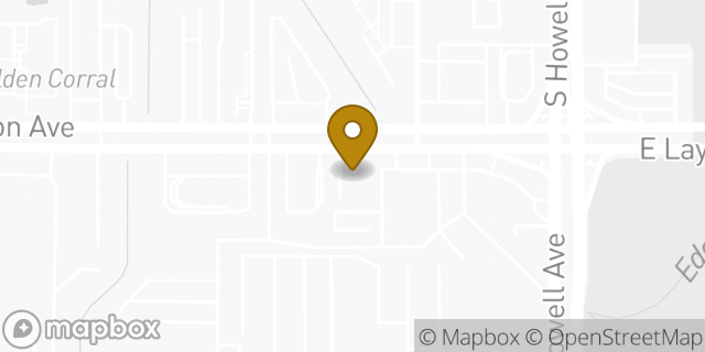 Map showing the location of Dunkin' in Milwaukee, WI 53207