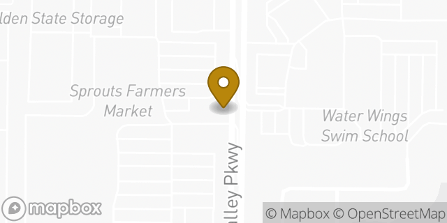 Map showing the location of Starbucks in Henderson, NV 89052