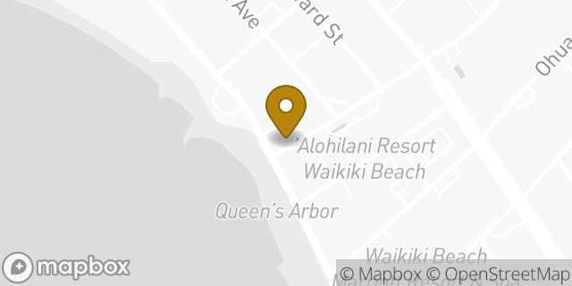 Map showing the location of McDonald's in Honolulu, HI 96815