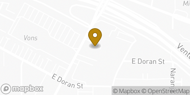 Map showing the location of Kaiser Permanente in Glendale, CA 91206
