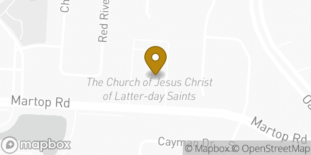 Map showing the location of The Church of Jesus Christ of Latter-day Saints in Aubrey, TX 76227