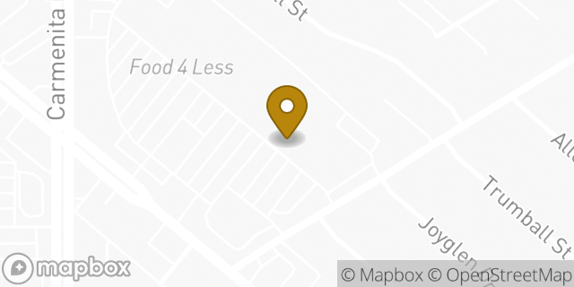 Map showing the location of Amazon Locker - Principle in Whittier, CA 90605