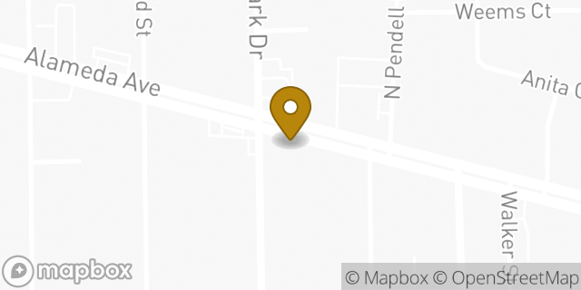 Map showing the location of EZPAWN in El Paso, TX 79905