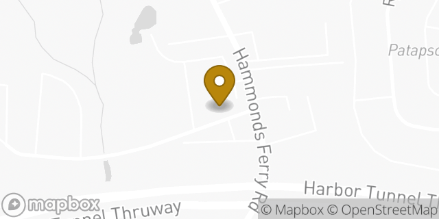 Map showing the location of Penske Truck Rental in Halethorpe, MD 21227