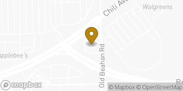 Map showing the location of McDonald's in Rochester, NY 14624
