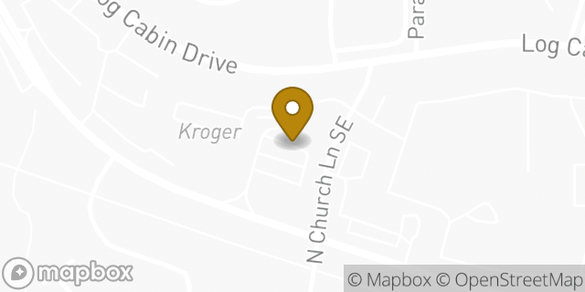 Map showing the location of ATM Kroger in Smyrna, GA 30080