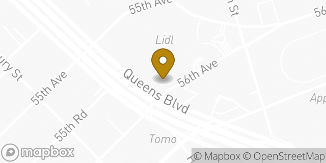 Map showing the location of Chipotle Mexican Grill in Elmhurst, NY 11373