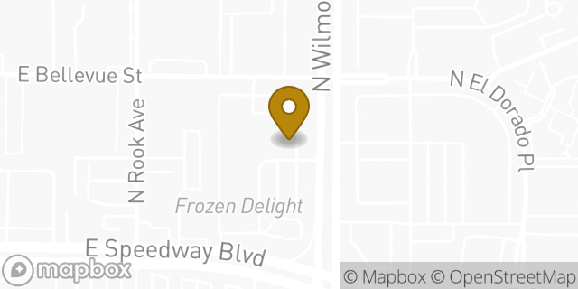 Map showing the location of Trader Joe's in Tucson, AZ 85712