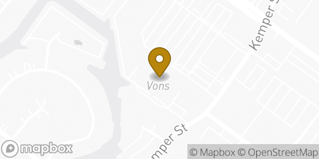 Map showing the location of Coinme in San Diego, CA 92110