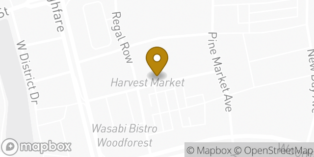 Map showing the location of Amazon Locker - Luka in Montgomery, TX 77316