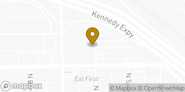 Map showing the location of Aldi in Chicago, IL 60618