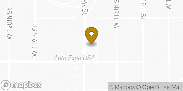 Map showing the location of Dunkin' in Cleveland, OH 44111