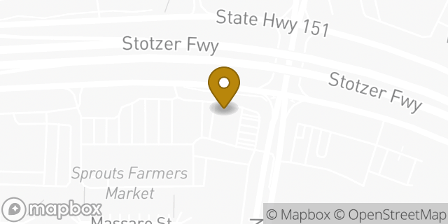 Map showing the location of Amazon Locker - Tiger in San Antonio, TX 78251