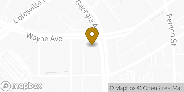 Map showing the location of 7-Eleven in Silver Spring, MD 20910