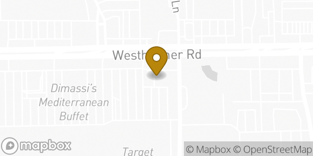 Map showing the location of Regions Bank in Houston, TX 77042
