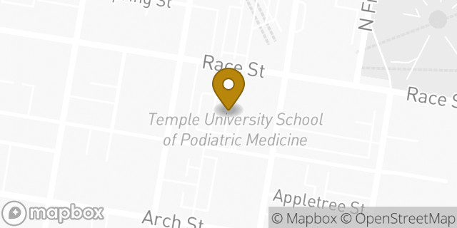 Map showing the location of Jefferson Internal Medicine - Chinatown in Philadelphia, PA 19107