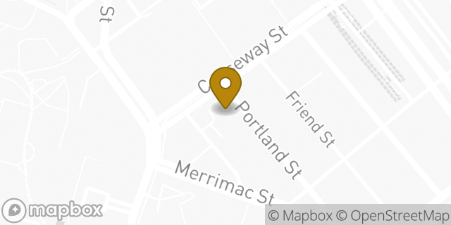 Map showing the location of WeWork 200 Portland St in Boston, MA 02114