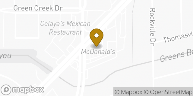 Map showing the location of McDonald's in Houston, TX 77070