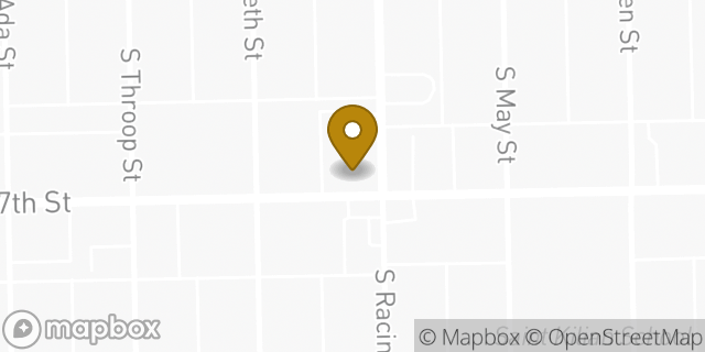 Map showing the location of Amazon Locker - Northside in Chicago, IL 60620