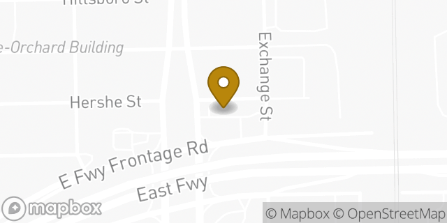 Map showing the location of Wayside & I10 in Houston, TX 77020