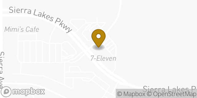Map showing the location of 7-Eleven in Fontana, CA 92336