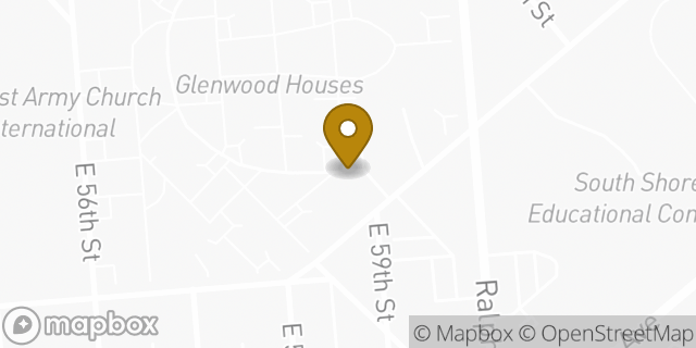 Map showing the location of Amazon Locker - Outset in Brooklyn, NY 11234