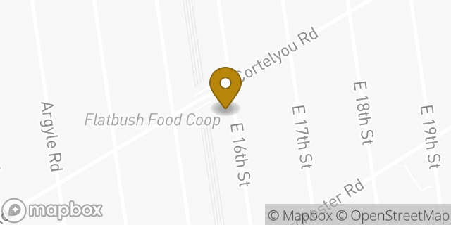 Map showing the location of Amazon Locker - Sinta in Brooklyn, NY 11226