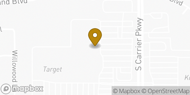 Map showing the location of The Home Depot in Grand Prairie, TX 75052