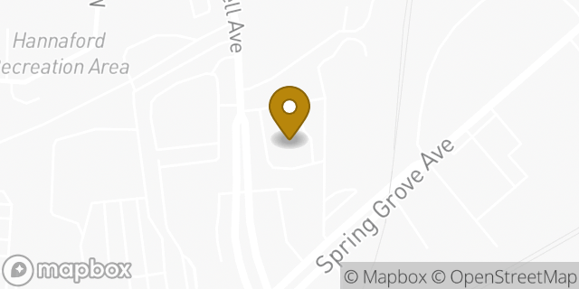 Map showing the location of AutoZone in Cincinnati, OH 45232