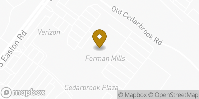 Map showing the location of Planet Fitness in Wyncote, PA 19095