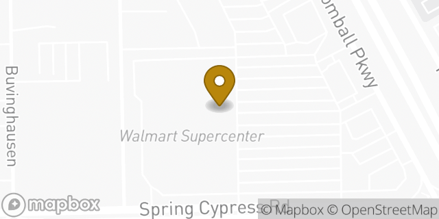 Map showing the location of Walmart in Houston, TX 77375