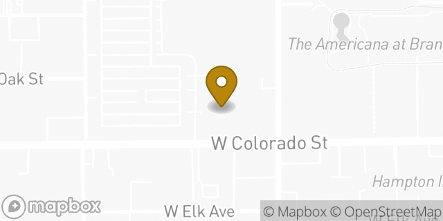 Map showing the location of Target Optical in Glendale, CA 91210