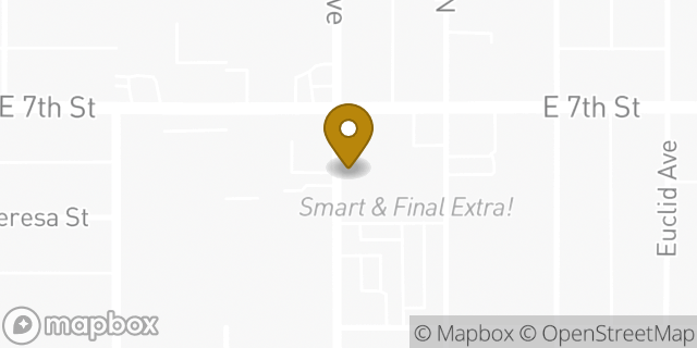 Map showing the location of Subway in Long Beach, CA 90814