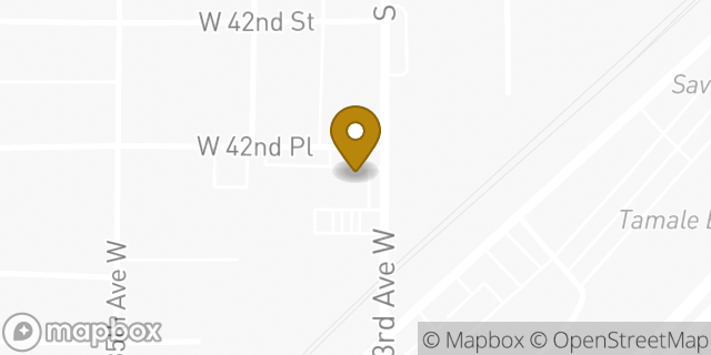 Map showing the location of QuikTrip in Tulsa, OK 74107