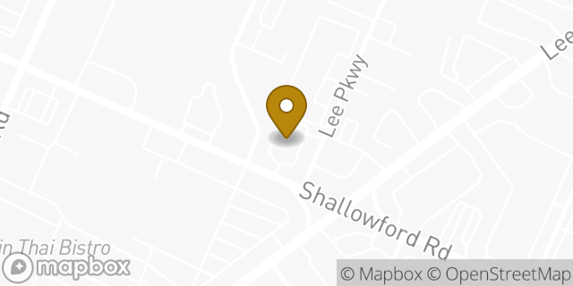 Map showing the location of Amazon Locker - Waucoba in Chattanooga, TN 37421