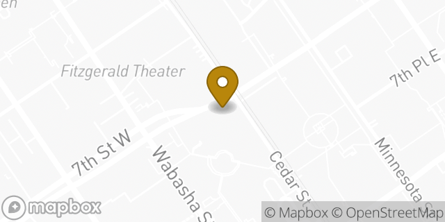 Map showing the location of McDonald's in St Paul, MN 55101