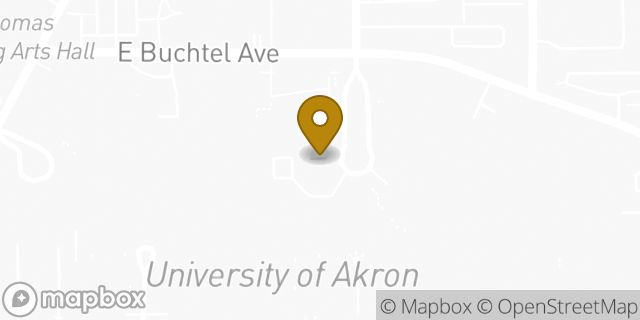 Map showing the location of Amazon Locker - Agouti in Akron, OH 44325